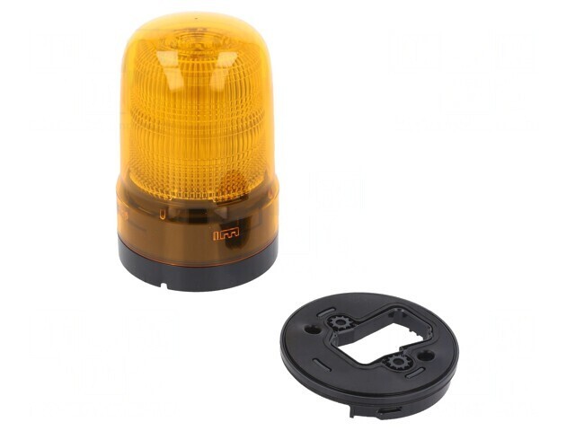 Semnalizator LED Ambră 10-30VDC 86dB