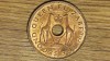 Rhodesia and Nyasaland - raritate coloniala - 1/2 half penny 1957 - girafe !! - superbitate exotica, greu de gasit !, Africa
