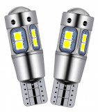 Set 2 Buc Led T10 10 SMD Canbus 12-28V LED 092-B, General