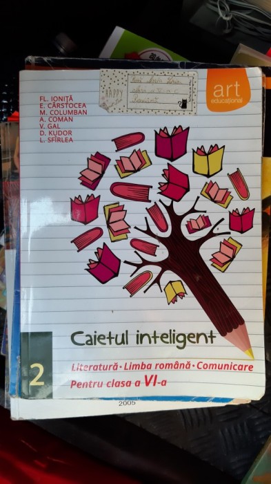 CAIETUL INTELIGENT LITERATURA ,LIMBA ROMANA ,COMUNICARE CLASA A VI A SFARLEA
