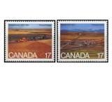 Canada 1980 - Provinciile Alberta si Saskatchewan, serie neuzata