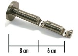 Consola galerie, combi, dubla, deschisa, metal, 20 mm, inox 10011154