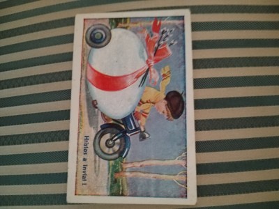 Felicitare de Pasti, interbelica, printata, circulata foto