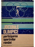Maria Bucur-Ionescu - Jocurile olimpice - Participarea sportivilor romani (semnata) (Editia: 1975)