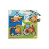 Primul meu puzzle - 4 mijloace de transport, Edc