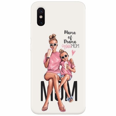 Husa silicon pentru Xiaomi Mi 8 Pro, Mom Of Drama GirlMOM foto