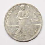 1 LEU 1911 . DETALII FRUMOASE . PARTIAL CU LUCIU DE BATERE .