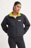 Columbia geaca Wallowa Insulated femei, culoarea negru, de tranzitie, oversize, 2090751
