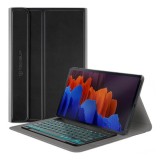 Husa cu Tastatura pentru Samsung Galaxy Tab S7 Plus 12.4 T970/T976 - Techsuit CozyTab Case - Black