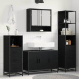 vidaXL Set de mobilier pentru baie 3 pcs Lemn vechi 90 x 33 x 60 cm 3402453