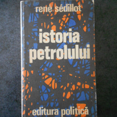 Rene Sedillot - Istoria petrolului