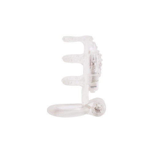 Inele vibratoare - Chisa Cusca pentru Penis Vibratii Duble Transparenta Orgasme Mai intense si Mai Satisfacatoare