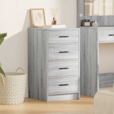 vidaXL Bufet cu sertar sonoma gri 40 x 41 x 75 cm Lemn compozit 865060 foto