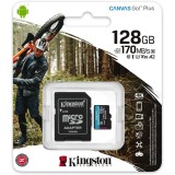 Kingston SD CARD KS 128GB CL10 UHS-I CANVAS GO PLUS