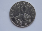 10 SOLES DE ORO 1969 PERU, America Centrala si de Sud