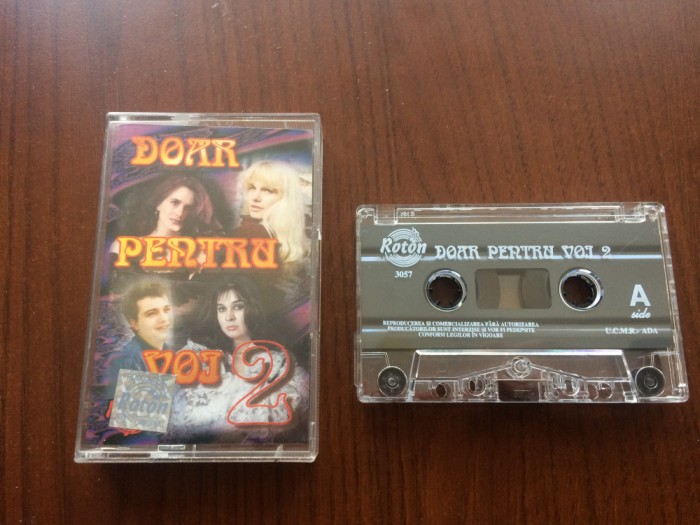 doar pentru voi vol. 2 caseta audio selectii muzica pop usoara romaneasca roton