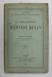 LA PHILOSOPHIE D &#039;ERNEST RENAN par RAOUL ALLIER , 1895