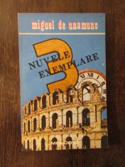 MIGUEL DE UNAMUNO - 3 NUVELE EXEMPLARE