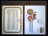 P.320 PLIC FILATELIC NUMISBRIEF ELVETIA OLYMPISCHE BEWEGUNG 5 FRANCS 1988 B, Europa