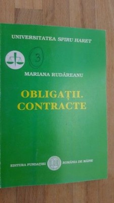 Obligatii. Contracte- Mariana Rudareanu foto