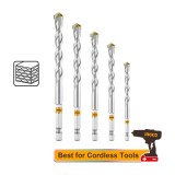 Set Burghie Beton 5 buc INGCO AKDB6055 4-10mm, Lungime 85-120mm, Zidarie, Caramida, BCA