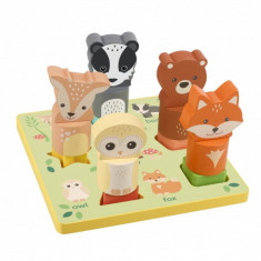 Puzzle 3D cu animale, Orange Tree Toys