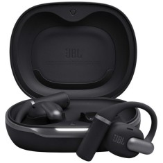 Casti Open-Ear JBL Sense Pro, True Wireless, Bluetooth, Hi-Res Audio, 4 microfoane, Multipoint, Autonomie 38 ore, Negru