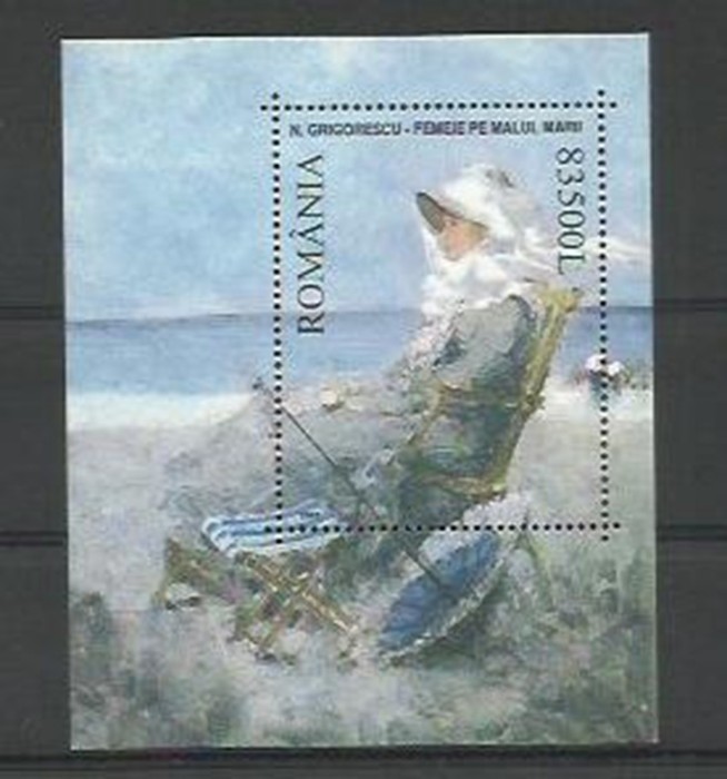Romania MNH 2003 - LP 1600 - Reproduceri de arta - colita X10