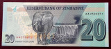 Zimbabwe 20 $ Dollars 2020 UNC necirculata **