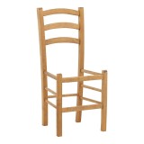 Cumpara ieftin Scaun Marf din lemn de fag solid finisaj nuc 41x42x92 cm