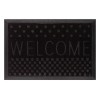 Covor intrare ConceptSeller&reg;, antiderapant, dreptunghiular cu diferite forme si mesaj in relief &rdquo;Welcome&rdquo;, Lungime x Latime x Grosime 60 x 40 x 0.5 cm, Oem