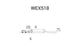 Toba esapamet intermediara OPEL CORSA B (73, 78, 79) (1993 - 2002) QWP WEX518