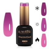 Oja Semipermanenta Termica 3 Culori LUXORISE ThermoCool - Dolly Grace 10ml