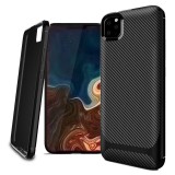 Husa TPU Enkay Carbon pentru Apple iPhone 11 Pro, Neagra ENK-PC018