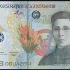 Bancnote 20 lei Ecaterina Teodoroiu UNC - 4 serii consecutive