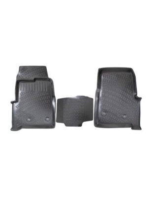 Set covorase auto din cauciuc tip tavita pentru Ford Transit Courier (Fata) 2014- foto