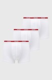 HUGO boxeri 3-pack barbati, culoarea alb, 50492375