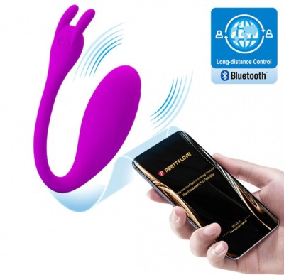 Ou Vibrator Catalina, Bluetooth Control Free App, Silicon, USB, Mov foto