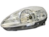 Far Fiat Punto Grande (199) 11.2008-02.2012, partea Stanga, H4+PY21W+W5W; electric; element reflectorizant argintiu; cu motor, DEPO