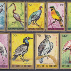 DB1 Fauna Africana Pasari Burundi 1965 PA 9 v. MNH