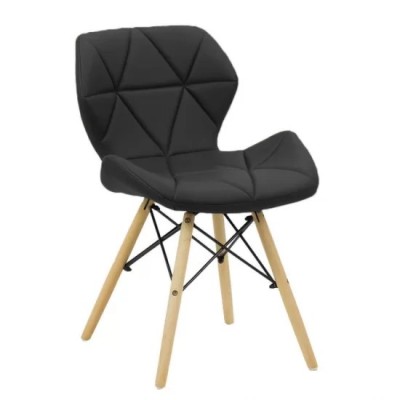 SCAUN DINING BUC 241 NEGRU foto