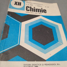 MANUAL CHIMIE CLASA XII C.D. ALBU EDITURA DIDACTICA 1995