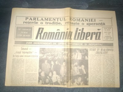 ZIARUL ROMANIA LIBERA 10 IUNIE 1990 COPPA DEL MONDO ROMANIA URSS foto
