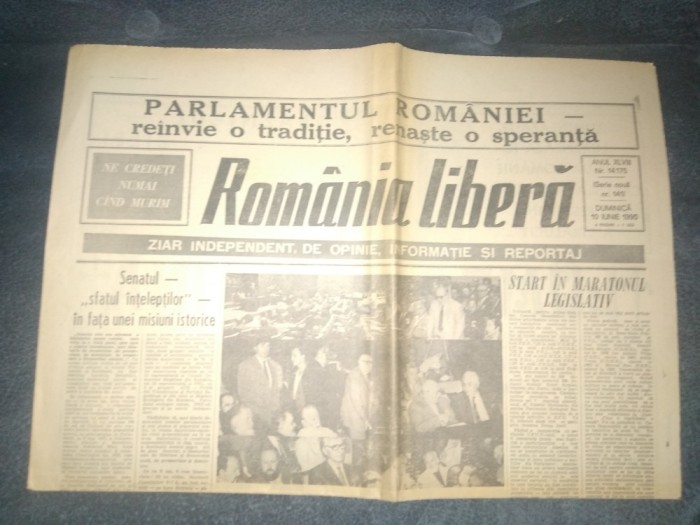 ZIARUL ROMANIA LIBERA 10 IUNIE 1990 COPPA DEL MONDO ROMANIA URSS