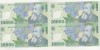 Bnk bn 10000 lei 2000 Isarescu - coala de 4 ,certificat de autenticitate
