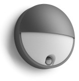 CAPRICORN IR WALL LANTERN ANTHRACITE 1X6, Philips