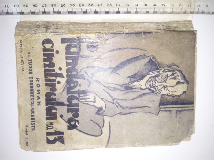 CARTE -FUNDATURA CIMITIRULUI NO 13-TUDOR TEODORESCU BRANISTE FARA COPERTA SPATE