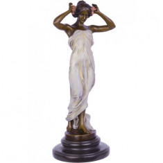 Femeie art nouveau-statueta din bronz BG-25-neu foto