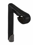 Pipa Ghidon Torino / Fixed, aluminiu, &Oslash;22,2, extensie 100mm, culoare negru Cod:421690841RM
