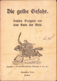 HST C528 Die gelbe Gefahr Letztes Ereignis vor dem Ende der Welt 1919 CU DEFECT